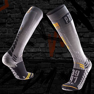 Превью Носки Носки горнолыжные MORETAN Alpine Ski Grip Metallic Grey (17/18)